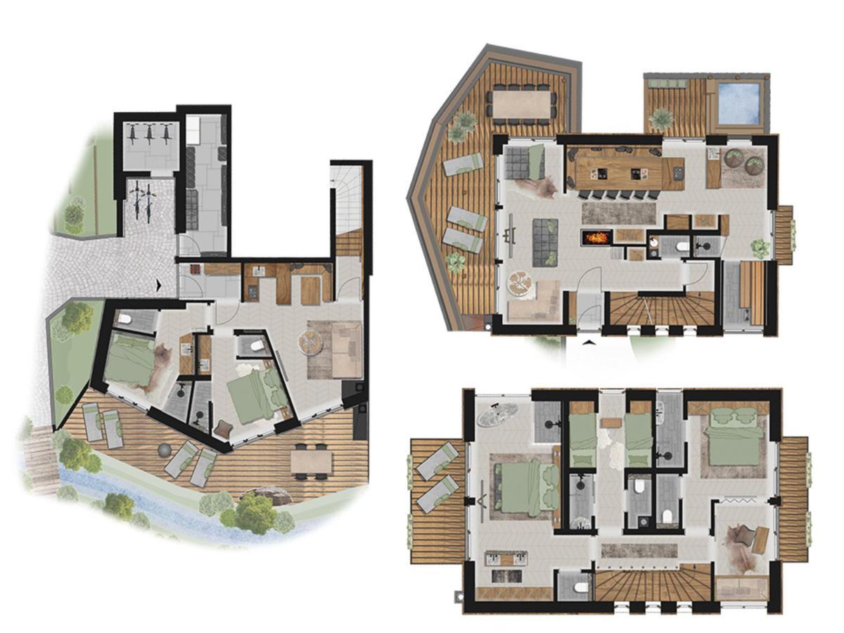 Bergchalets Gut Wenghof 웨르펜웽 외부 사진